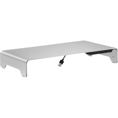 myWall Monitorständer 63mm Höhe Aluminium Silber myWall Monitorständer 63mm Höhe Aluminium Silber