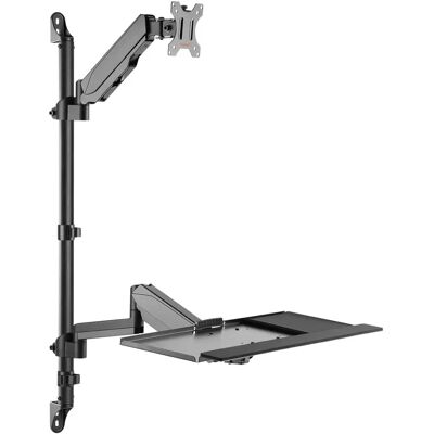Support mural pour écran myWall HL64L - Supporte 17-32 pouces, Réglable en hauteur, Pivotant, Inclinaison, Gestion des câbles - Publicité Support mural pour écran myWall HL64L - Supporte 17-32 pouces, Réglable en hauteur, Pivotant, Inclinaison, Gestion des câbles - Publicité