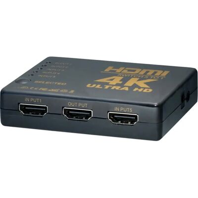 Maxtrack Interruttore HDMI 5 Porte 4K@30Hz - Video & Audio Maxtrack Interruttore HDMI 5 Porte 4K@30Hz - Video & Audio