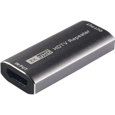 Maxtrack HDMI Extender - 10m HDMI 2.1 8K Signalforstærker Maxtrack HDMI Extender - 10m HDMI 2.1 8K Signalforstærker