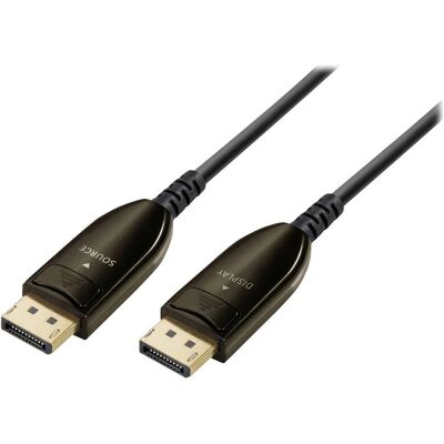 Maxtrack DisplayPort Fiber Optic Cable 10m - 8K UHD - DisplayPort 1.4 Maxtrack DisplayPort Fiber Optic Cable 10m - 8K UHD - DisplayPort 1.4