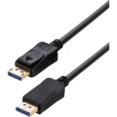 Maxtrack DisplayPort Cable - 16K 60Hz - UHBR13.5 - 3m - Black - DisplayPort 2.0 Maxtrack DisplayPort Cable - 16K 60Hz - UHBR13.5 - 3m - Black - DisplayPort 2.0