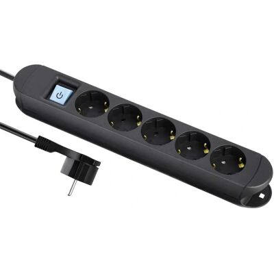 Maxtrack NV 57-1,5 L Verlengsnoer - 5 stops, 1,5 m, Zwart Maxtrack NV 57-1,5 L Verlengsnoer - 5 stops, 1,5 m, Zwart