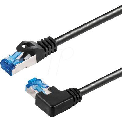 MaxTrack TI 43-5 L Network Cable - 5m, Right-Angled, Cat6a MaxTrack TI 43-5 L Network Cable - 5m, Right-Angled, Cat6a
