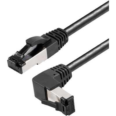 Maxtrack TI49-2L Netzwerkkabel - 2m, Schwarz, abgewinkelt Maxtrack TI49-2L Netzwerkkabel - 2m, Schwarz, abgewinkelt