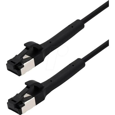 Câble réseau Maxtrack TI42-2L - 2m Noir, RJ45 Flexible, Cat 8.1 - Publicité Câble réseau Maxtrack TI42-2L - 2m Noir, RJ45 Flexible, Cat 8.1 - Publicité