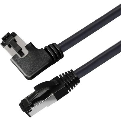 Maxtrack TI51-1,5L RJ45 - Cat8.1 S/FTP 1.50 m - Rechtswinkel 90° - Ethernetkabel Maxtrack TI51-1,5L RJ45 - Cat8.1 S/FTP 1.50 m - Rechtswinkel 90° - Ethernetkabel