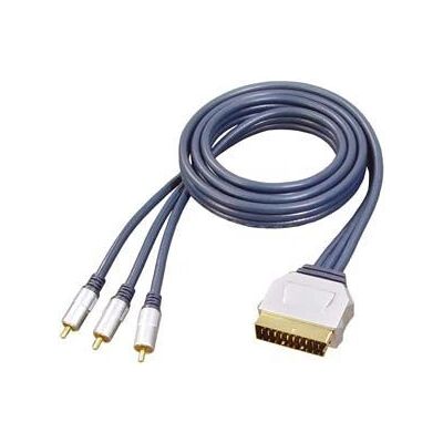GR-Kabel PB-477 Video Kabeladapter - 3m SCART Schwarz GR-Kabel PB-477 Video Kabeladapter - 3m SCART Schwarz