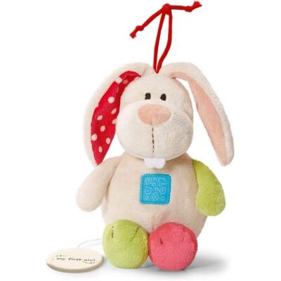 NICI Musikspieluhr Hase Tilli - Weiches Plüsch, Abnehmbares Spielwerk, 18cm NICI Musikspieluhr Hase Tilli - Weiches Plüsch, Abnehmbares Spielwerk, 18cm