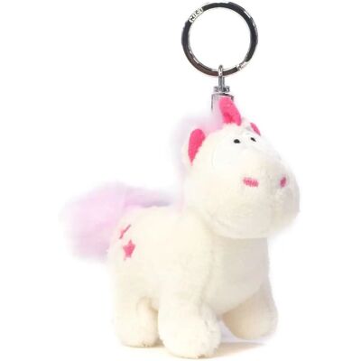 Nici Theodor Junior Roze/Wit Sleutelhanger - Sleutelhanger Nici Theodor Junior Roze/Wit Sleutelhanger - Sleutelhanger