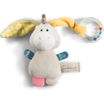 NICI 42080 Baby Knuffel Ezel Muli met Rammelaar - Pluche Dier voor 3+ Maanden NICI 42080 Baby Knuffel Ezel Muli met Rammelaar - Pluche Dier voor 3+ Maanden