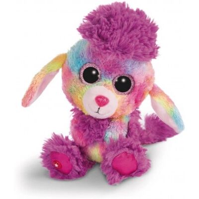 NICI Poodle Party Peluche - Material en Peluche Doux, Couleurs de l'Arc-en-ciel NICI Poodle Party Peluche - Material en Peluche Doux, Couleurs de l'Arc-en-ciel