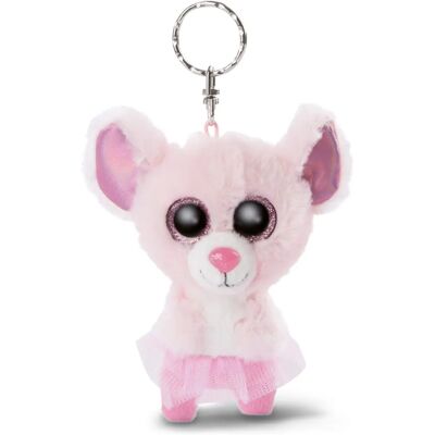 NICI Yammy Pink Plüsch Ballerina Maus Schlüsselanhänger NICI Yammy Pink Plüsch Ballerina Maus Schlüsselanhänger