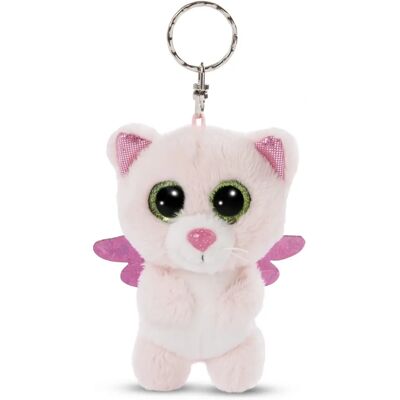 NICI Schutzengel Schlüsselanhänger - 9cm Rosa Katze Plüsch NICI Schutzengel Schlüsselanhänger - 9cm Rosa Katze Plüsch