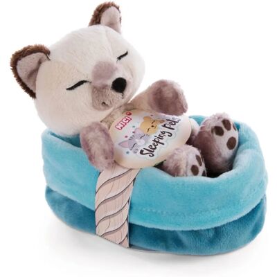 Nici 47893 Animaux Endormis Siamois - Peluche Douce pour Enfants Nici 47893 Animaux Endormis Siamois - Peluche Douce pour Enfants