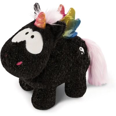 NICI Rainbow Yin Schwarzes Plüscheinhorn 22cm - Kuscheltier NICI Rainbow Yin Schwarzes Plüscheinhorn 22cm - Kuscheltier