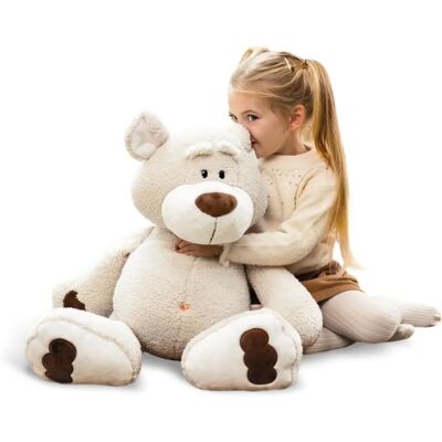 NICI Bendix Beigefarbener Plüschbär 70cm - Kuscheltier NICI Bendix Beigefarbener Plüschbär 70cm - Kuscheltier