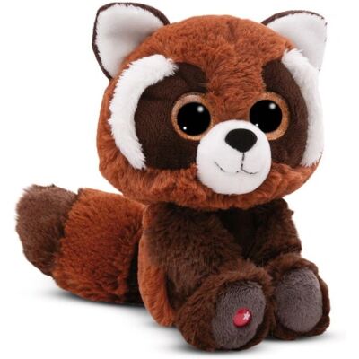 NICI 49692 Peluche - Panda Rouge, Collection, Cadeau NICI 49692 Peluche - Panda Rouge, Collection, Cadeau