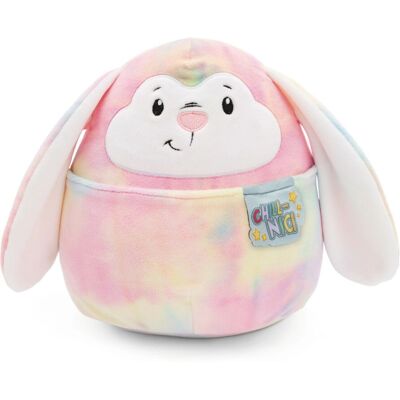 Cuscino Peluche NICI Coniglio - 20cm, Rosa e Giallo Cuscino Peluche NICI Coniglio - 20cm, Rosa e Giallo
