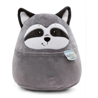 Coussin Chill-NICI Raton laveur Gris - 30cm Coussin Chill-NICI Raton laveur Gris - 30cm