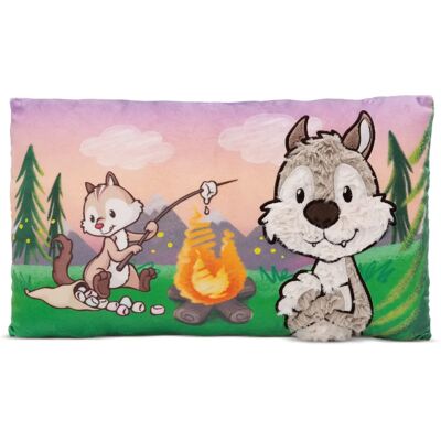 Cuscino Decorativo NICI Lupo Winny & Scoiattolo Jojo - Rettangolo 43x25cm Cuscino Decorativo NICI Lupo Winny & Scoiattolo Jojo - Rettangolo 43x25cm