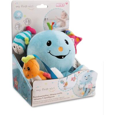 Nici Giocattolo Bagno Polpo con 3 Personaggi - Aspirare acqua e Tuffo Nici Giocattolo Bagno Polpo con 3 Personaggi - Aspirare acqua e Tuffo
