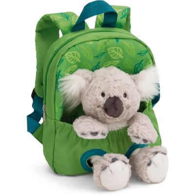 Nici Grüner Rucksack mit Plüschtier Koala Nici Grüner Rucksack mit Plüschtier Koala