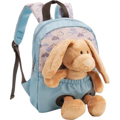 Nici Lichtblauwe Rugzak met Knuffeldier - Rugzak Nici Lichtblauwe Rugzak met Knuffeldier - Rugzak