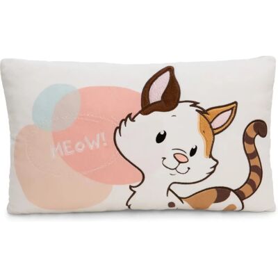 Almohada de felpa NICI Gato Marrón-Blanco - Cojín Almohada de felpa NICI Gato Marrón-Blanco - Cojín