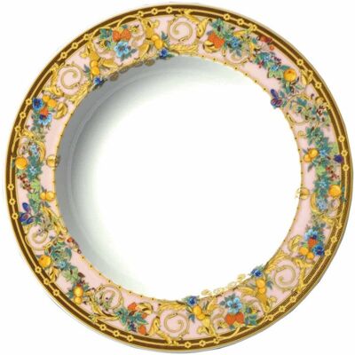 Plato de cena de porcelana Versace Le Jardin - Regalo italiano de lujo Plato de cena de porcelana Versace Le Jardin - Regalo italiano de lujo