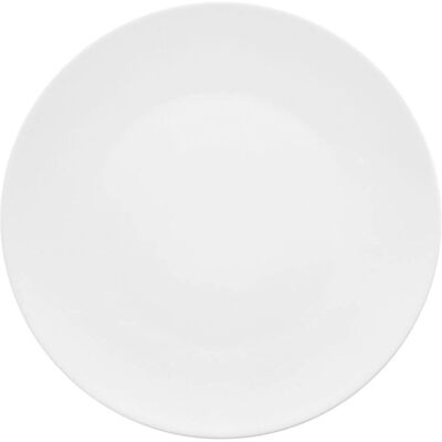 Piatto da cena in porcellana bianca Gropius di Rosenthal - 22 cm Piatto da cena in porcellana bianca Gropius di Rosenthal - 22 cm