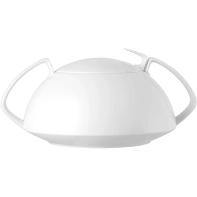 Rosenthal Modelo 11280-800001-11020 Olla de sopa de porcelana - Blanco - 3L Rosenthal Modelo 11280-800001-11020 Olla de sopa de porcelana - Blanco - 3L
