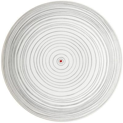 Rosenthal Brotteller 16 Cm, Porzellan, Dunkelgrau, Tac, Streifen Rosenthal Brotteller 16 Cm, Porzellan, Dunkelgrau, Tac, Streifen