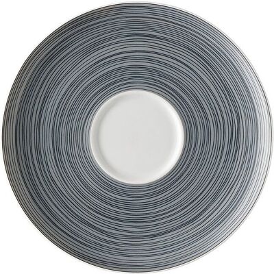 Rosenthal Modell 11280-403264-14641 - Porzellan Untertasse Dunkelgrau Rosenthal Modell 11280-403264-14641 - Porzellan Untertasse Dunkelgrau