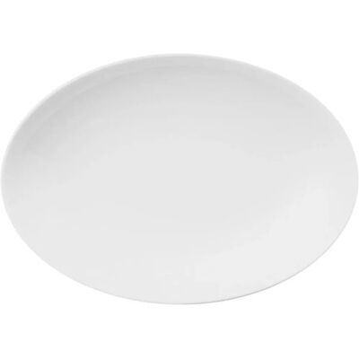 Thomas Weiße ovale Speiseteller - 27 cm - Hochwertiges Porzellan Thomas Weiße ovale Speiseteller - 27 cm - Hochwertiges Porzellan