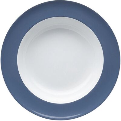 Thomas Nordic Blue 23cm Porzellan Suppenteller - Sunny Day Kollektion Thomas Nordic Blue 23cm Porzellan Suppenteller - Sunny Day Kollektion