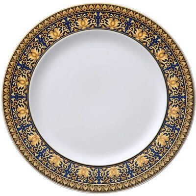 Versace Medusa Blue Middagsplate - Porcelæn - 22 cm Versace Medusa Blue Middagsplate - Porcelæn - 22 cm