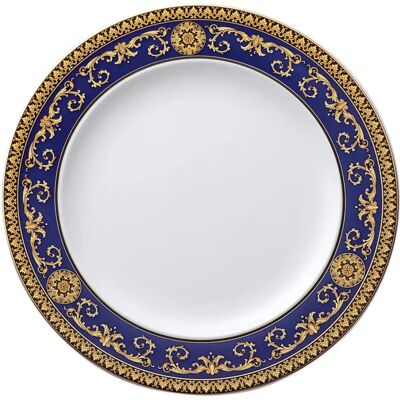 Versace Medusa Blue 27cm Porselens Tallerken - Spisetallerken Versace Medusa Blue 27cm Porselens Tallerken - Spisetallerken