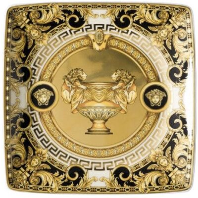 Cuenco Cuadrado de Porcelana Prestige Gala de Versace - Cuenco de Comida Cuenco Cuadrado de Porcelana Prestige Gala de Versace - Cuenco de Comida