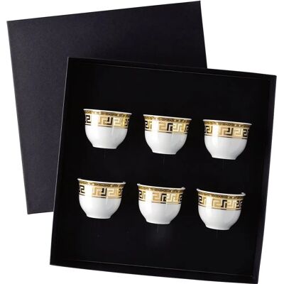 Versace - Prestige Gala - 6 Becher - Porzellan Versace - Prestige Gala - 6 Becher - Porzellan