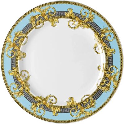Plato de Cena Versace Prestige Gala Azul - 27 cm Plato de Cena Versace Prestige Gala Azul - 27 cm