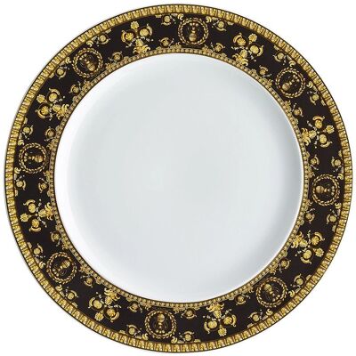 Versace I Love Baroque Nero Dessertplate - 22 cm Porcelain Versace I Love Baroque Nero Dessertplate - 22 cm Porcelain