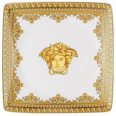 Versace 11940-403652-15253 Cuenco cuadrado de porcelana blanca - Vajilla Versace 11940-403652-15253 Cuenco cuadrado de porcelana blanca - Vajilla