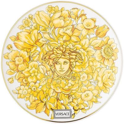 Plato de Cena Versace Medusa Rhapsody - 17cm - Blanco Plato de Cena Versace Medusa Rhapsody - 17cm - Blanco