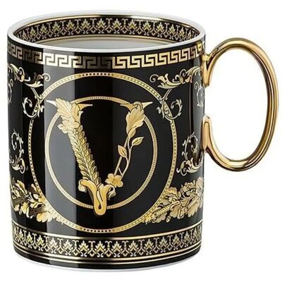 Versace Virtus Gala Taza Negra - Taza Versace Virtus Gala Taza Negra - Taza