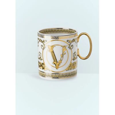Taza Virtus Gala de Versace - Porcelana Blanca Taza Virtus Gala de Versace - Porcelana Blanca