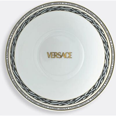 Versace La Greca Signature Schwarze Schale - 15 cm - Porzellan Versace La Greca Signature Schwarze Schale - 15 cm - Porzellan