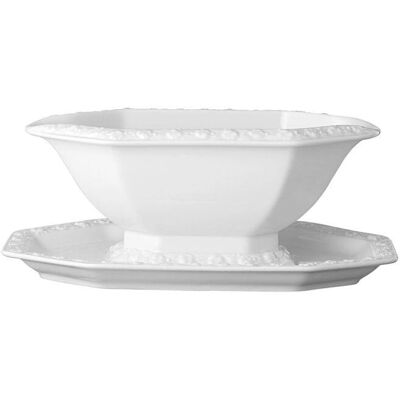 Rosenthal 10430-800001-11620 Sauce Boat - Weiss - Porcelana Rosenthal 10430-800001-11620 Sauce Boat - Weiss - Porcelana