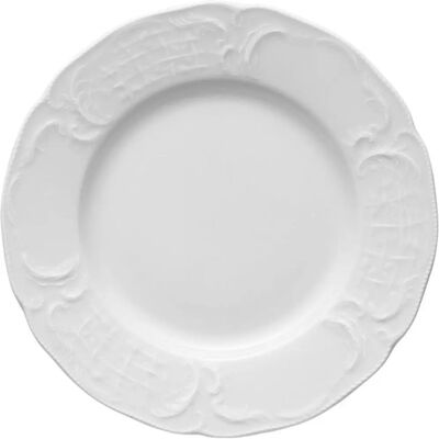 Assiette à dîner en porcelaine blanche Rosenthal Sanssouci 26 cm - Publicité Assiette à dîner en porcelaine blanche Rosenthal Sanssouci 26 cm - Publicité