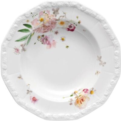 Rosenthal Pink Maria Pink Rose 23cm Essteller - Suppenteller Rosenthal Pink Maria Pink Rose 23cm Essteller - Suppenteller